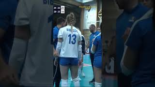Bosnia  women's national volleyball player Jovana Biberdžić match footage   video 2#short screenshot 2