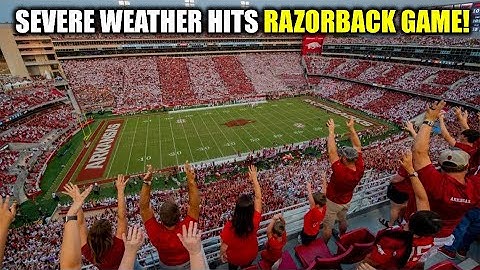 Severe Weather Warning During Razorback Game Saturday | What Fans Need to Know | Newsdrift