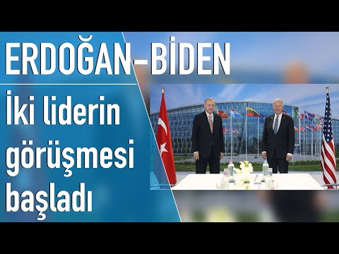 Erdoğan-Biden görüşmesi başladı