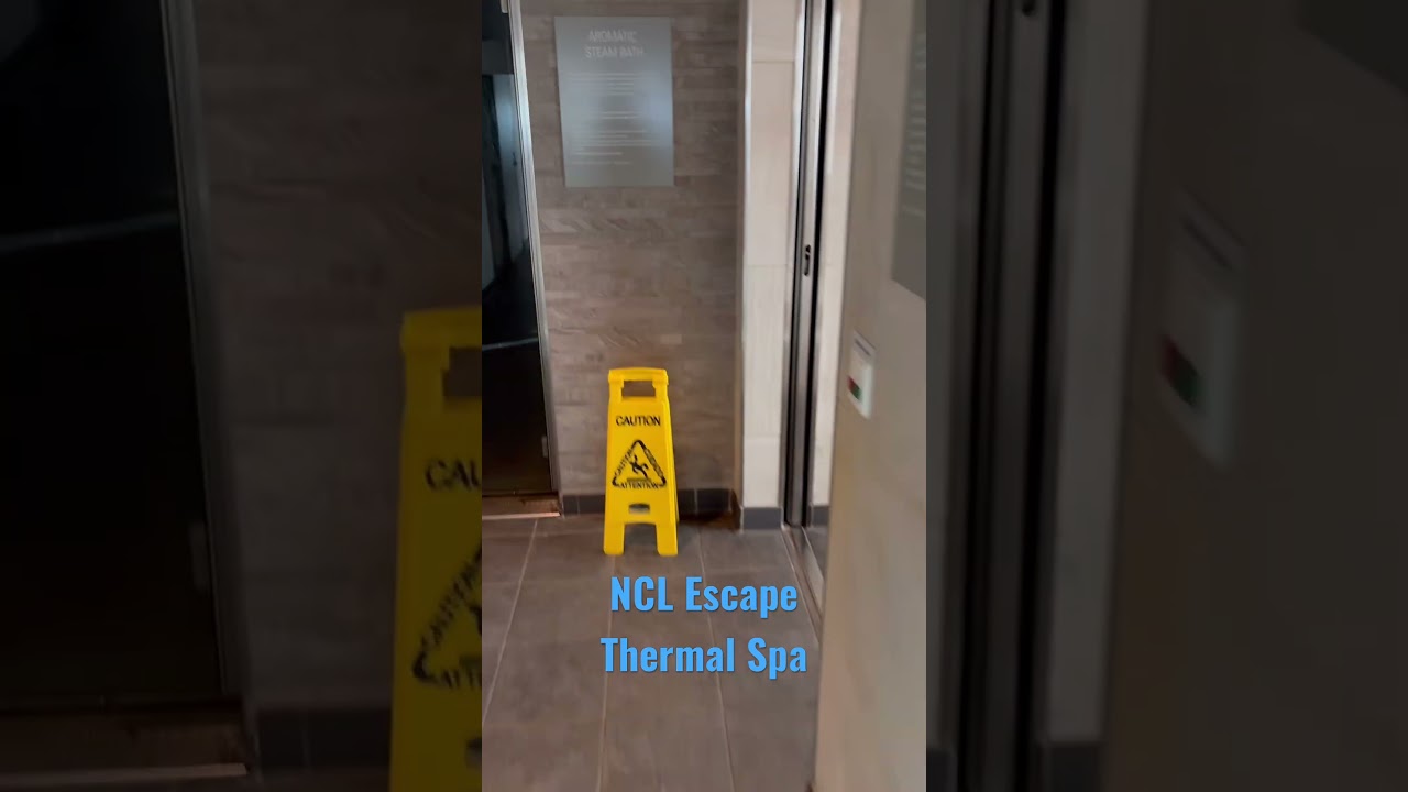 NCL Escape Thermal Spa #ncl #cruiseship #nclescape #travel #cruiselife #thermalspa