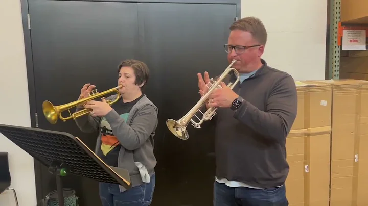 Mike Myers and Amanda Marquis Trumpet Duet