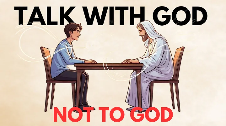How to Talk WITH God and Not TO God | Pray Effectively