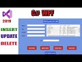 CRUD Operation in WPF C# (Insert, Delete, Update) with SQL Management Studio 2020 Urdu-Hindi