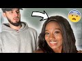 WEARING MY WIG HORRIBLY WRONG TO SEE HOW MY HUSBAND REACTS *hilarious*