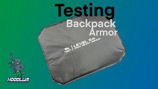 Testing Predator Armor Level 3A Backpack Soft Armor. (We Shoot Armor) screenshot 2