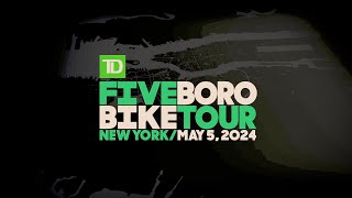 TD Five Boro Bike Tour | Five New York City Boroughs | PoV style videography | Shot with GoPro 12