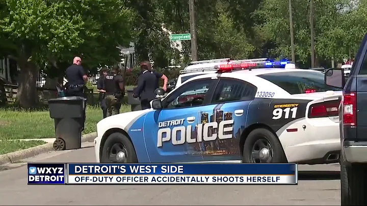 Off-duty Detroit police officer accidentally shoots herself on city's west side