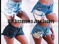 DIY: Distressed Jean Shorts