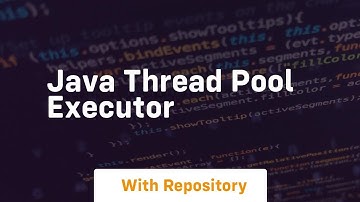 java thread pool executor