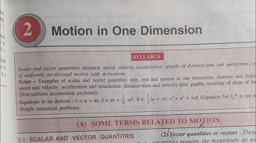 MOTION IN ONE DIMENSION CLASS 9 ICSE CHAPTER 2 EXERCISE 2A NUMERICALS PART-1