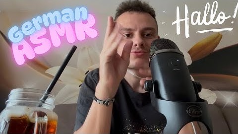 My First ASMR Video In German(kinda)