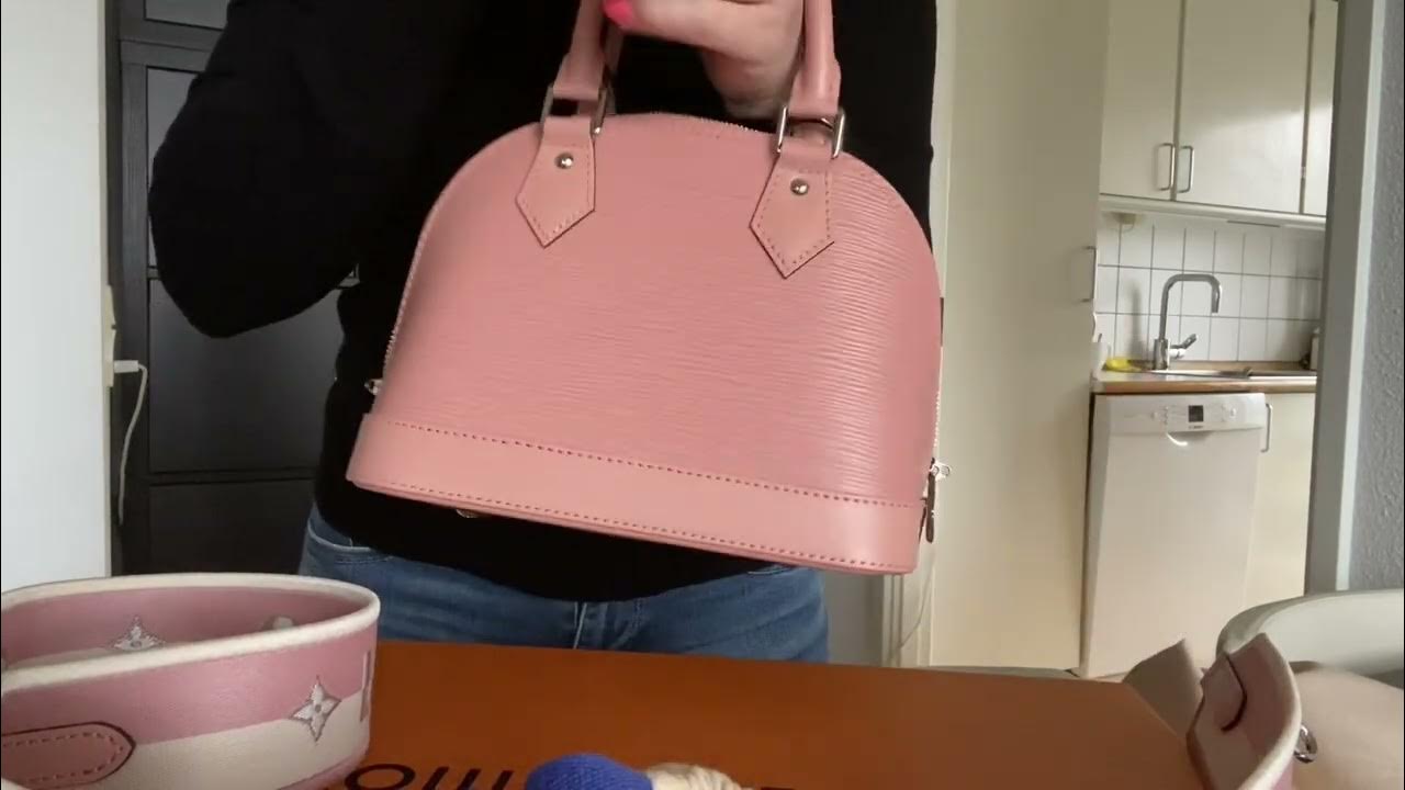 Bag of the Day 21: LOUIS VUITTON Alma BB in Rose Ballerine Epi Leather  unboxing #bagoftheday 
