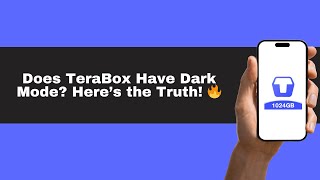 How to Enable DARK MODE on TeraBox! 🌙 | STOP Using TeraBox in Bright Mode! Switch to Dark! 🔥 screenshot 3