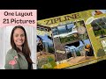 Zip line Interactive Scrapbook Layout