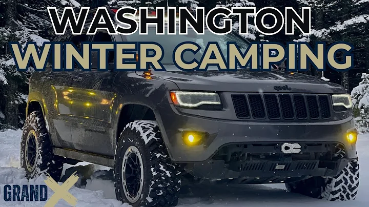 "Winter Camping on Washington’s Olympic Peninsula | Snowy Overland Adventure & Harsh Weather"
