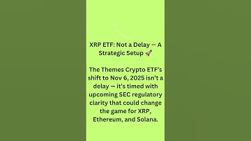 “XRP ETF SETUP EXPOSED 🚀 November 6, 2025 Will Change Everything | XRP Price Explosion 💥🔥” #xrpbtc