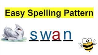 Easy Spelling Pattern: WA in Wash