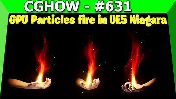 GPU Particle Fire in UE5 Niagara Tutorial | Download Files