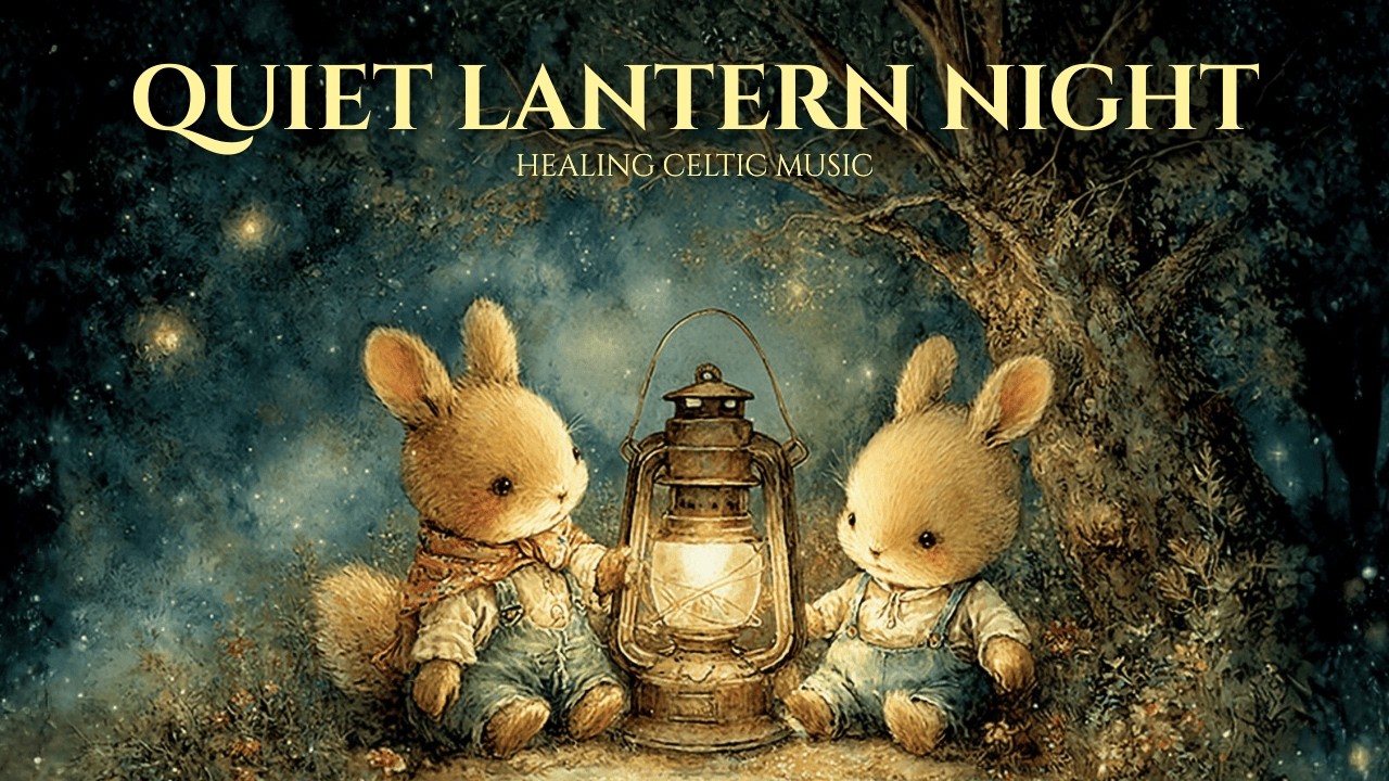 Healing Celtic Music | A Quiet Night by the Lantern | Relaxing Music for Sleep