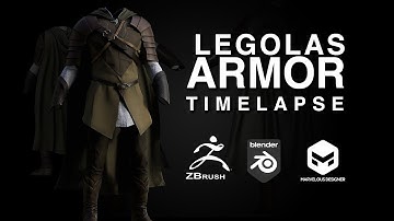 Legolas Armor Creation - Marvelous Designer to ZBrush
