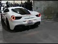 Ferrari 488 GTB Almost Gets Hit By Table .. Fast Reaction !!