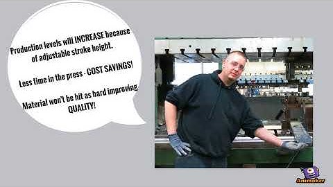 Servo press increases the precision and speed of metal stamping operations