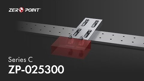 ZP-025300 |  ZERO POINT is modular precision workholding system for Wire cutting machine.