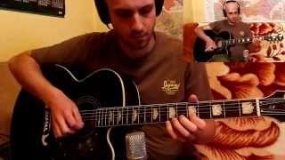 Vignette de la vidéo "Acoustic guitar improvisation - Epiphone EJ 200 CE BK Review"