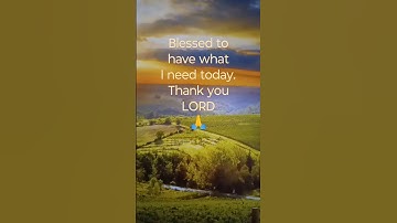 Thumbnail of #lord #today #blessed #grateful #thankyoulord  #love #needsnotwants #song #blessings #hallowcoves