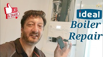 Ideal Combination boiler ignition lock out boiler diagnosis and repair we also share part we change