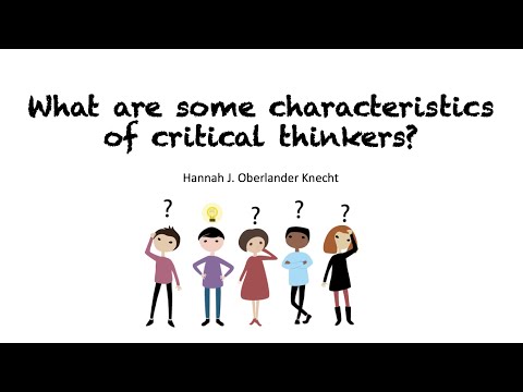 Characteristics of Critical Thinkers