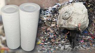 Most Incredible Process Of Recycling Plastic Scrap To Make New Plastic Plates