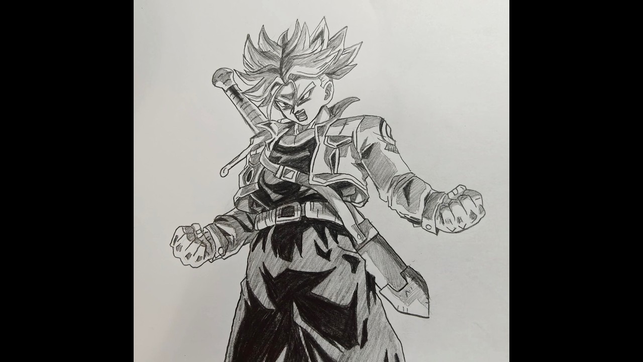 How to Draw Future Trunks (Dragon Ball Super) | Easy Tutorial