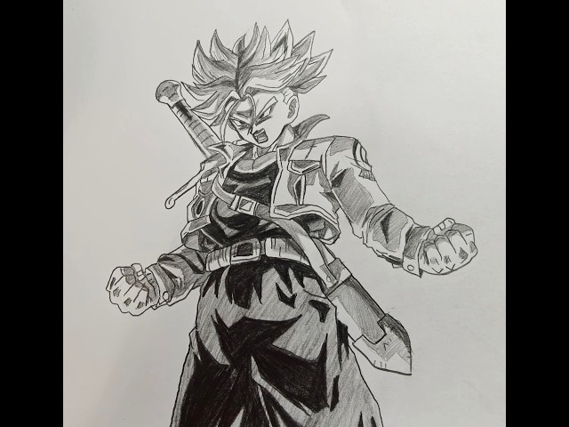 How to Draw Future Trunks (Dragon Ball Super) | Easy Tutorial
