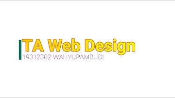 Tugas Akhir Web Design - Membuat Web Blog Produk - Wahyu Pambudi - 19312302
