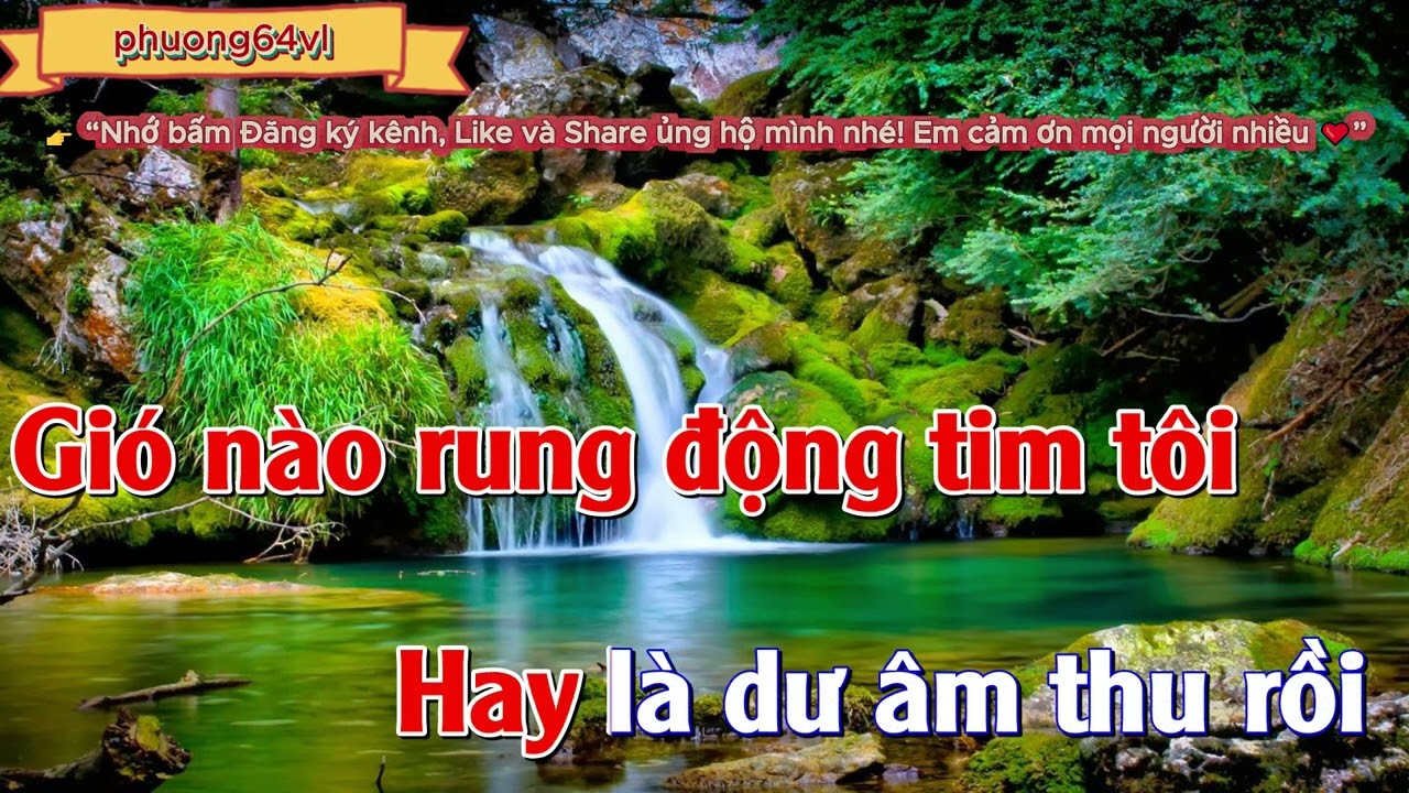 karaoke Hoài Thu tone nữ hạ tone   ( Sáng tác: Văn Trí)