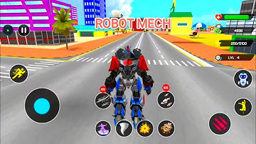 Mech Robot Cars Transformers Games - Car Game Android Gameplay