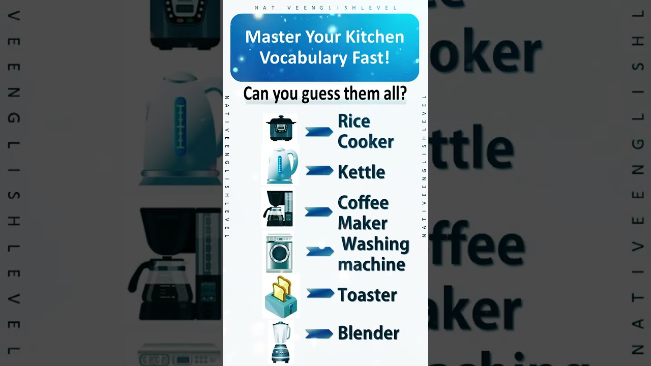 Master Your Kitchen Vocabulary Fast! — English Words for Cooking & Food P7