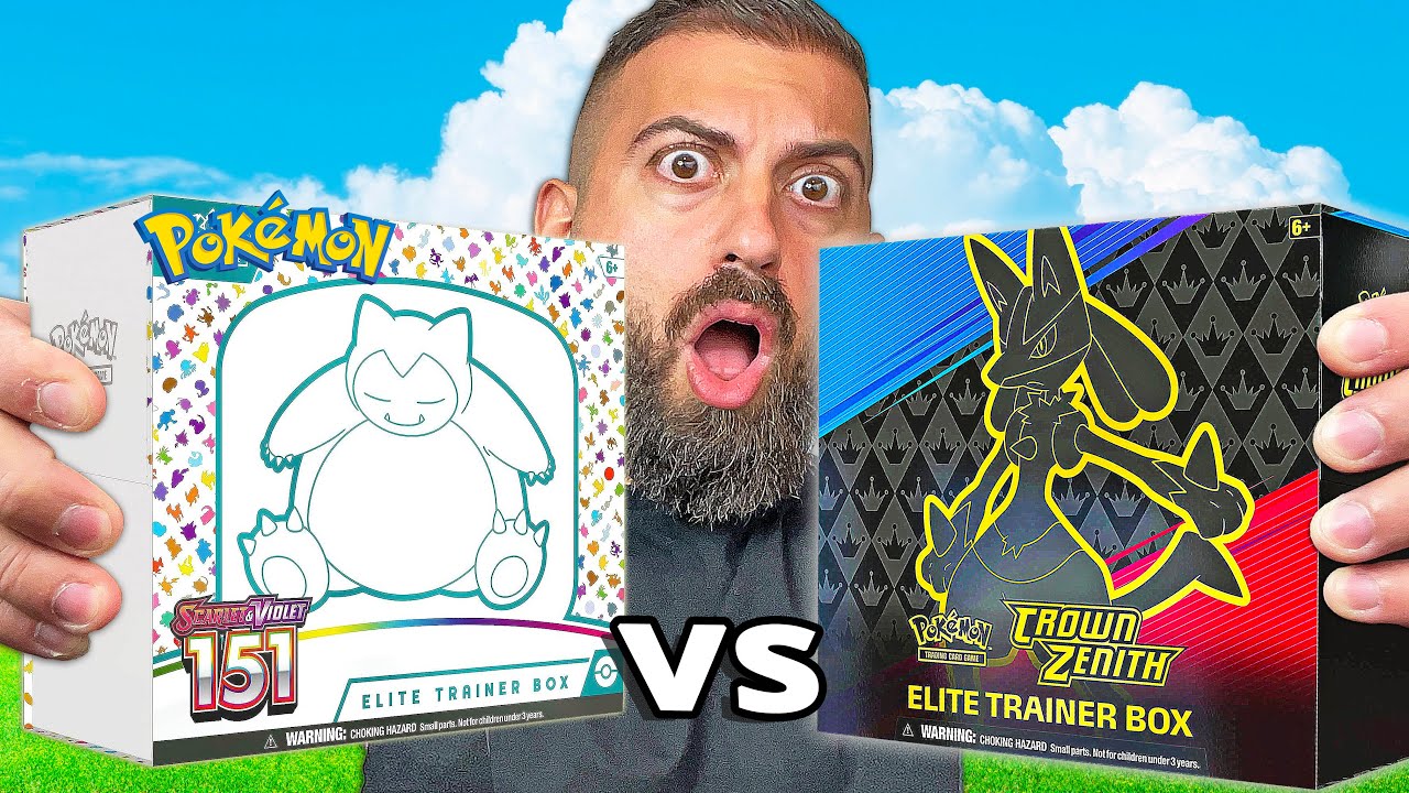 Pokemon 151 против Crown Zenith: битва коробок!