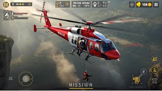 Remarkable Air Rescue Mission 🚨 Helicopter Simulator Gameplay Simulator|| Rescue Mission || Flight  screenshot 1