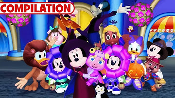 Mickey Mouse Halloween Music Videos 🎶🎃| Compilation | Disney Junior Halloween Songs | @disneyjr