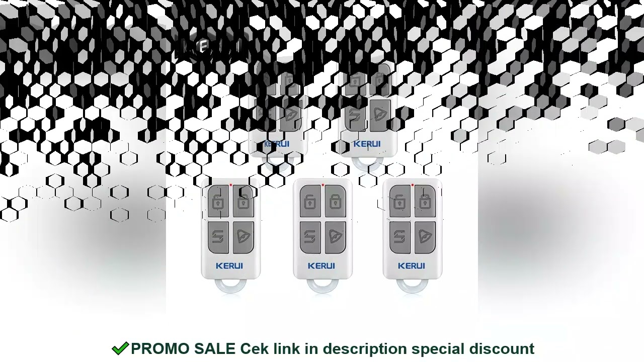 KERUI 3pcs/5pcs Wireless Remote Control For GSM PSTN Home Security Voice Burglar Smart Alarm System