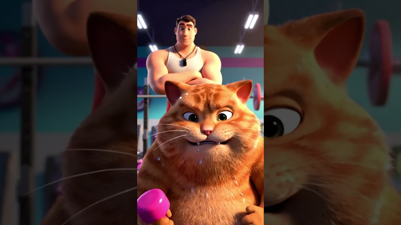 Fat Cat vs. The Trainer – Who Wins This Time? 🤣