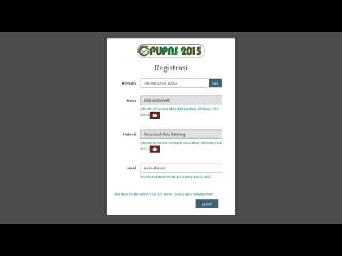 Tutorial PENDAFTARAN ePUPNS
