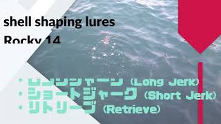 ロッキー15 貝田ルアー shell shaping lures (貝田ルアー) Rocky(ロッキー) 14 使用インプレ