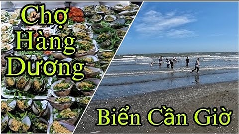 PHÁ ĐẢO CẦN GIỜ Phần 3 - Tham quan Chợ Hàng Dương và Biển Cần Giờ