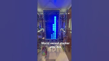 Stacker arcade machine world record win 29 seconds #stacker #arcade