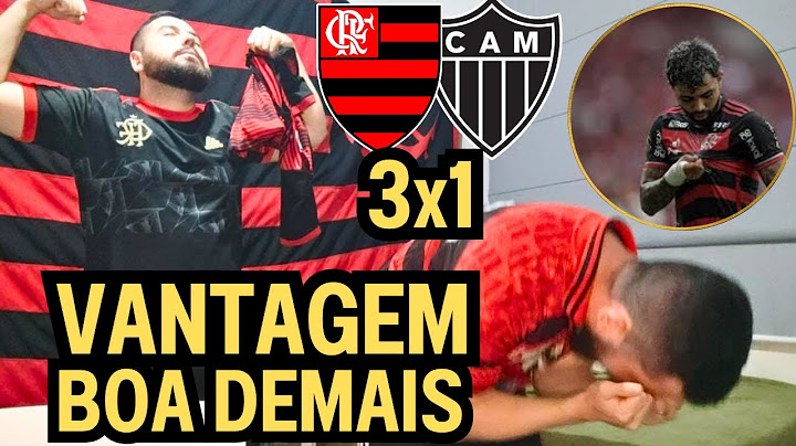 REACT MELHORES MOMENTOS FLAMENGO 3X1 ATLÉTICO MG - GABIGOL COMANDA VANTAGEM DO MENGÃO