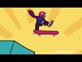 Skateboarding animation