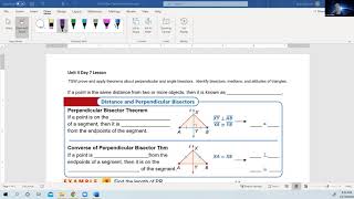 U6D6 Lesson - Bisectors, Medians, And Altitudes
